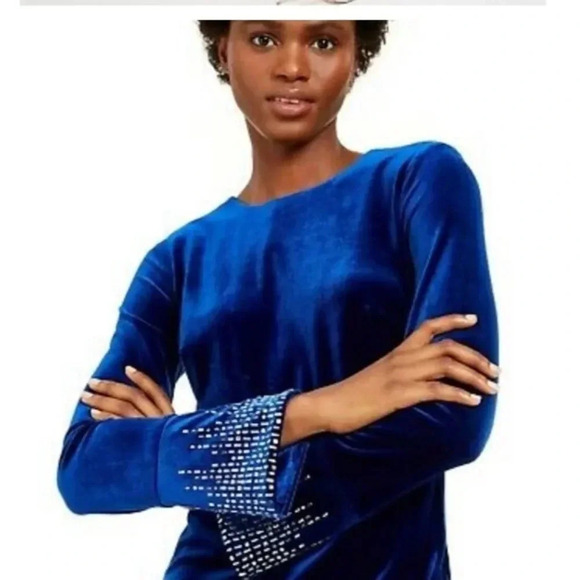 Calvin Klein Velvet Dress - Picture 13 of 16